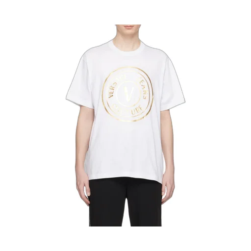 Versace Jeans Couture Logo Printed Crewneck T-Shirt