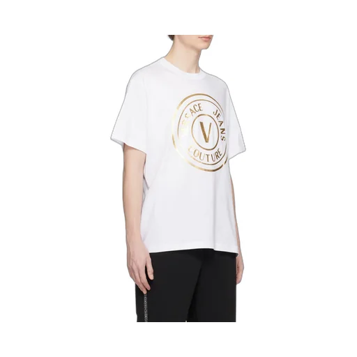 Versace Jeans Couture Logo Printed Crewneck T-Shirt