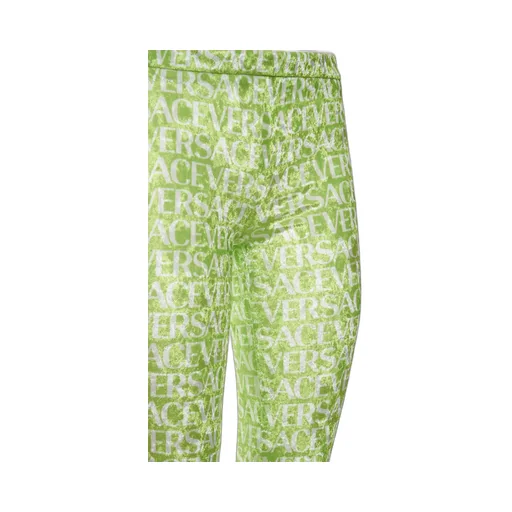 Logo-Print Flared Trousers
