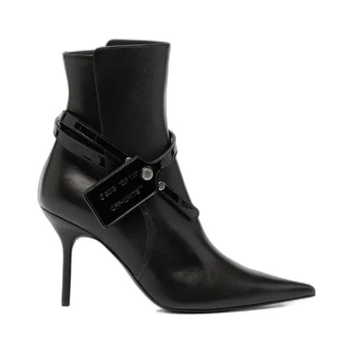 Zip Tie Stiletto Boots
