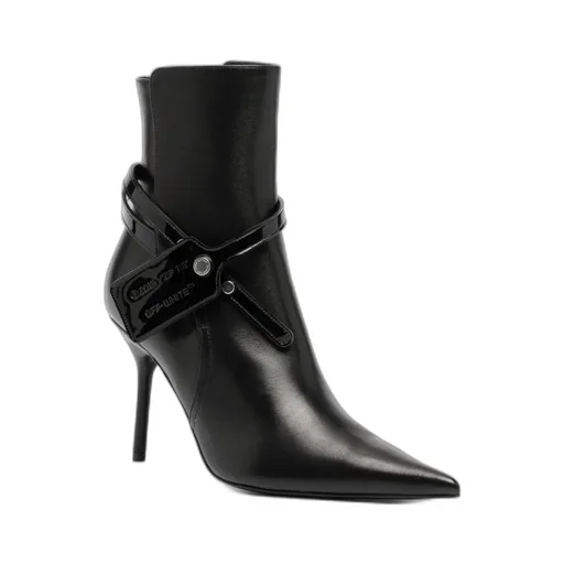 Zip Tie Stiletto Boots