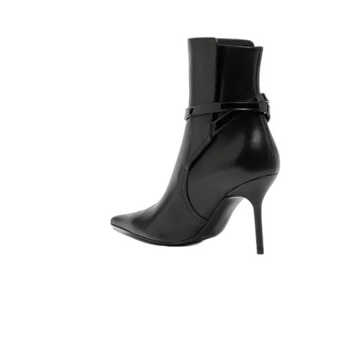 Zip Tie Stiletto Boots