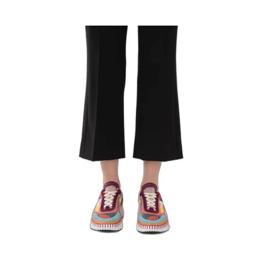 Chloé Cropped Flared Trousers