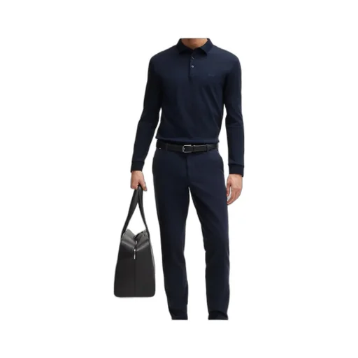 Long-Sleeved Polo Shirt