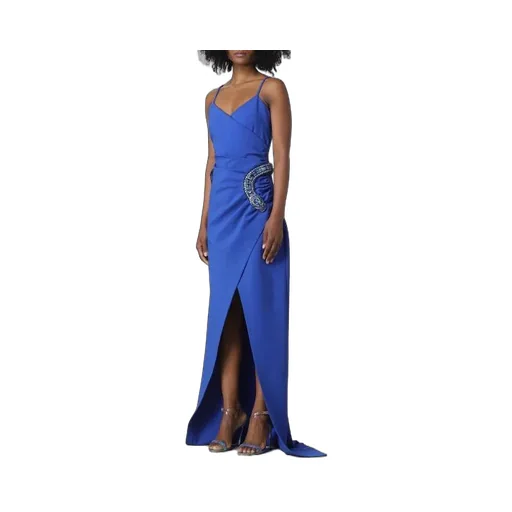 Snake-Detail Maxi Dress