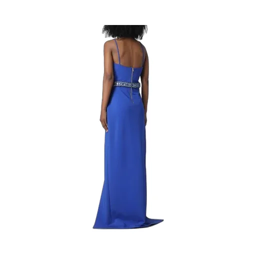Snake-Detail Maxi Dress