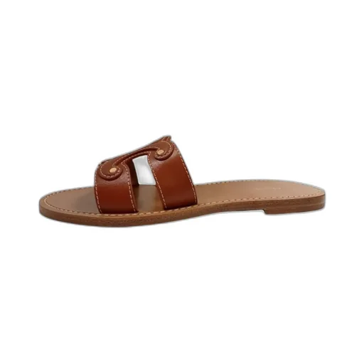 Celine Triomphe Mule In Calfskin