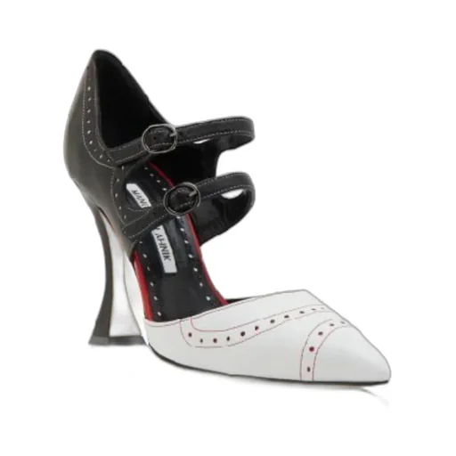Logo Pointed High Heels