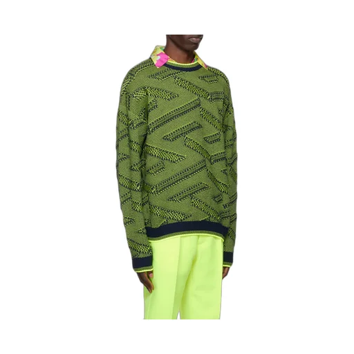 Greca Patterned-Jacquard Jumper
