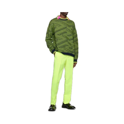 Greca Patterned-Jacquard Jumper
