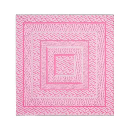 Versace Printed Raw-Cut Edge Scarf