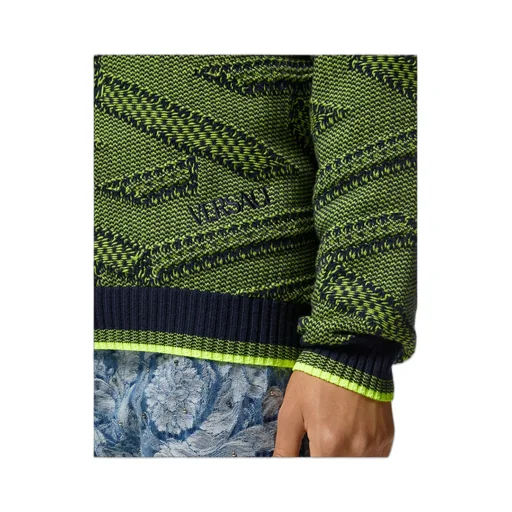Greca Patterned-Jacquard Jumper
