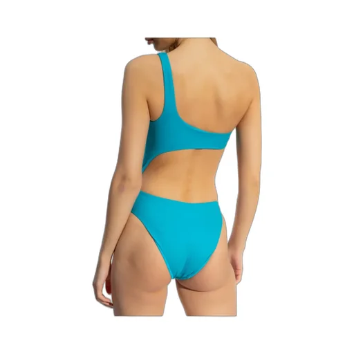 Medusa Plaque Detail Swimsuit