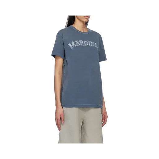 Maison Margiela Logo Printed Crewneck T-Shirt