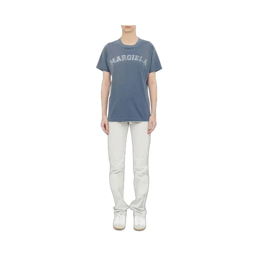 Maison Margiela Logo Printed Crewneck T-Shirt