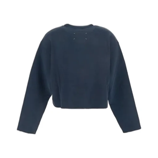 Maison Margiela Glitter-Embellished Logo Sweatshirt