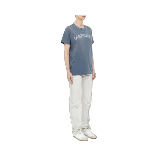 Maison Margiela Logo Printed Crewneck T-Shirt