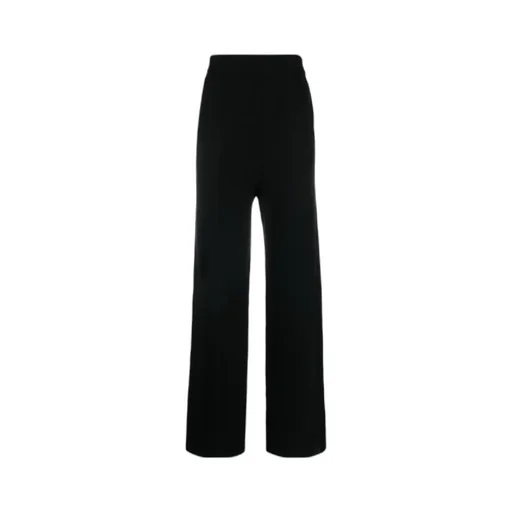 Men’S Black Cashmere Blend Joggers