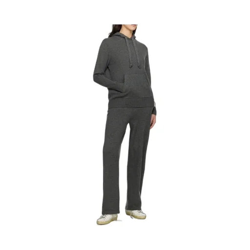 Gray Cashmere Blend Women’S Joggers