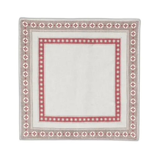 Geometric Stripe-Print Silk Pochette
