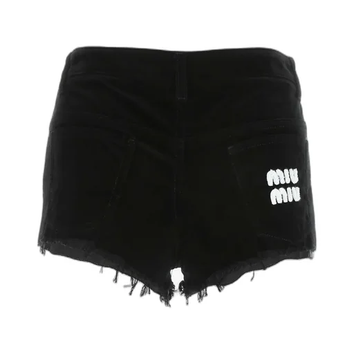 Washed Velvet Shorts