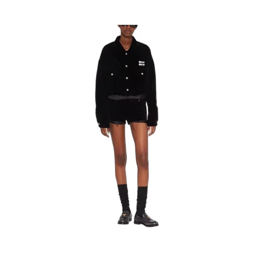 Washed Velvet Shorts