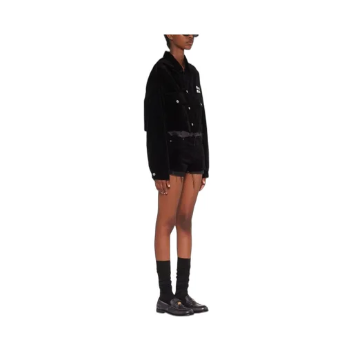Washed Velvet Shorts