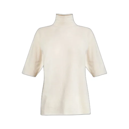 Jil Sander Roll-Neck Short Sleeved Knit Top