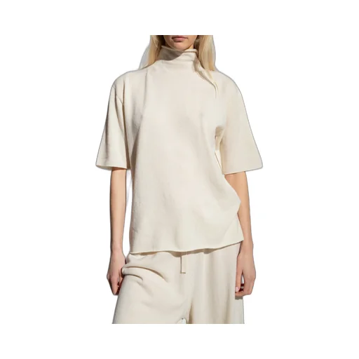 Jil Sander Roll-Neck Short Sleeved Knit Top