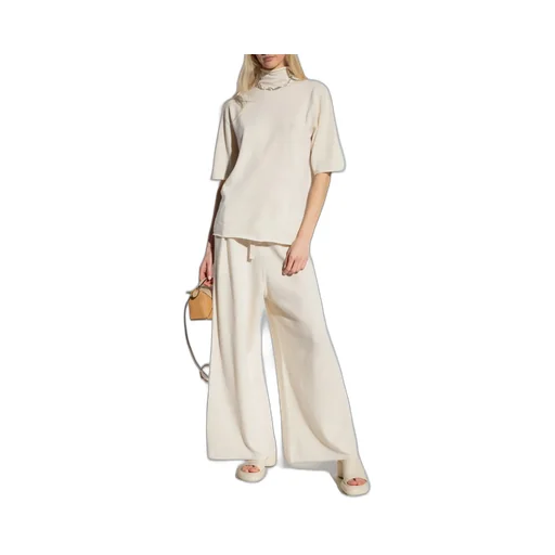 Jil Sander Roll-Neck Short Sleeved Knit Top