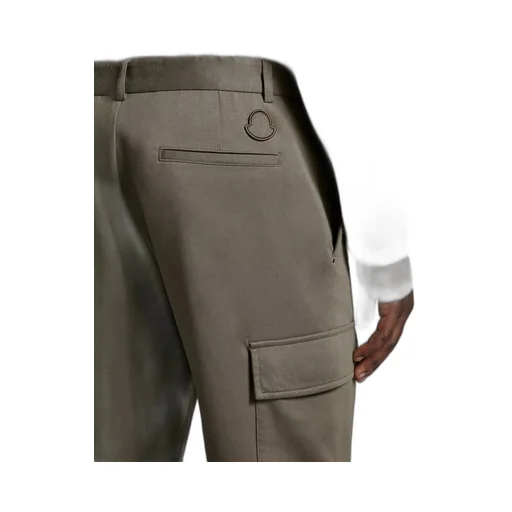 Moncler Logo Embroidered Cargo Trousers