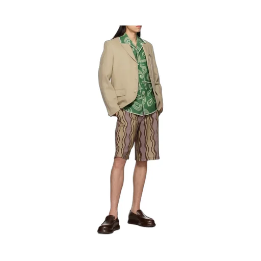 Artichaut Paisley-Print Frayed-Edge Shirt