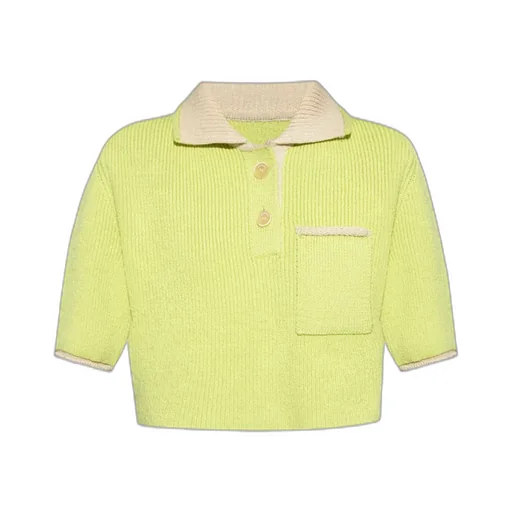 Le Polo Ribbed Knit Top