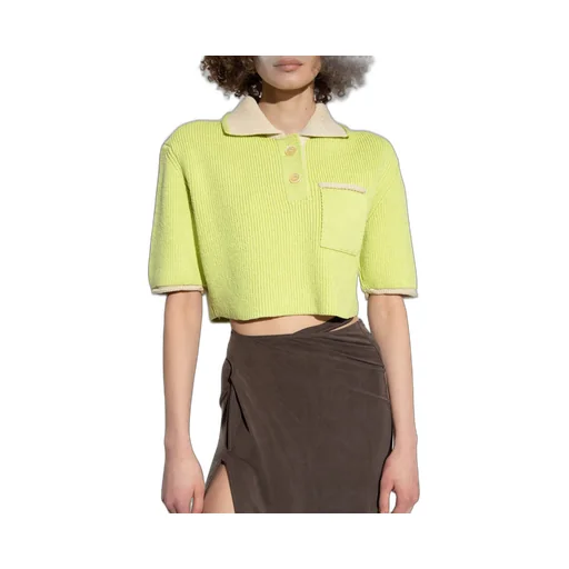 Le Polo Ribbed Knit Top
