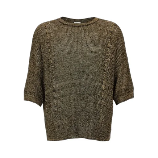 Saint Laurent Crewneck Short-Sleeved T-Shirt