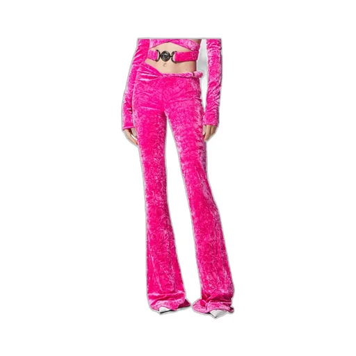 Crimped Bell Bottoms