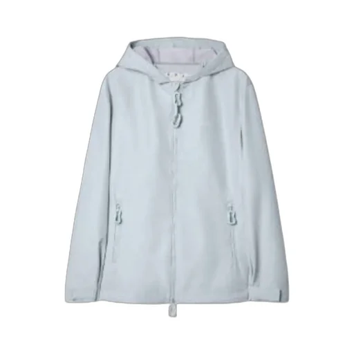 Off-White Quote Zip-Up Hooded Windbreaker