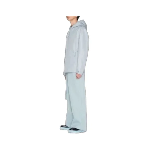Off-White Quote Zip-Up Hooded Windbreaker