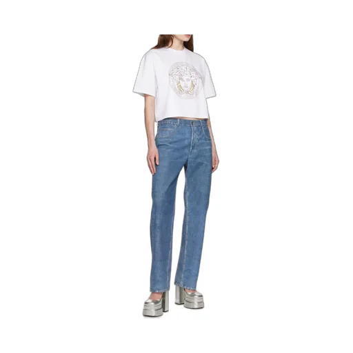 Medusa-Print Cotton T-Shirt