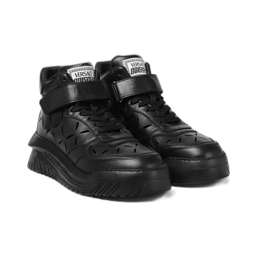 High-Top Leather Trainers