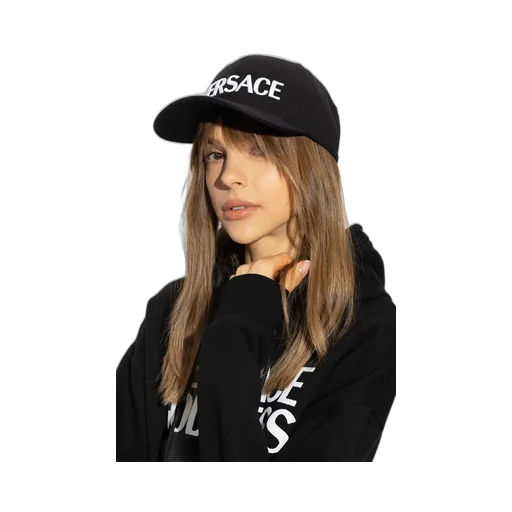 Versace Logo Embroidered Baseball Cap