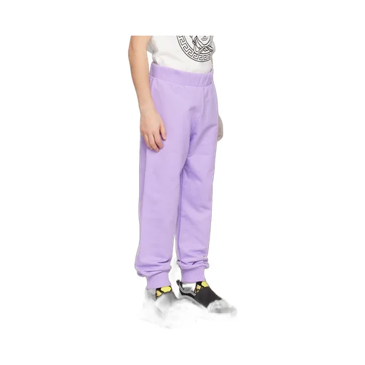 Versace Kids Logo Pin Printed Sweatpants