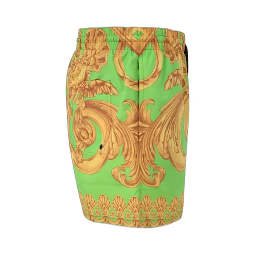 Baroque-Print Swim Shorts
