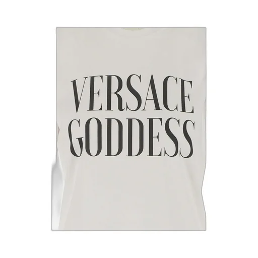 Versace Logo Printed Crewneck T-Shirt