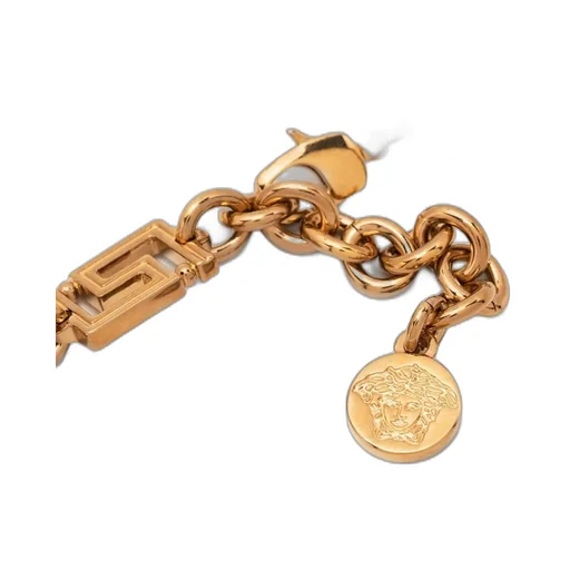 Versace Greca Detailed Lobster Claw-Fastened Necklace