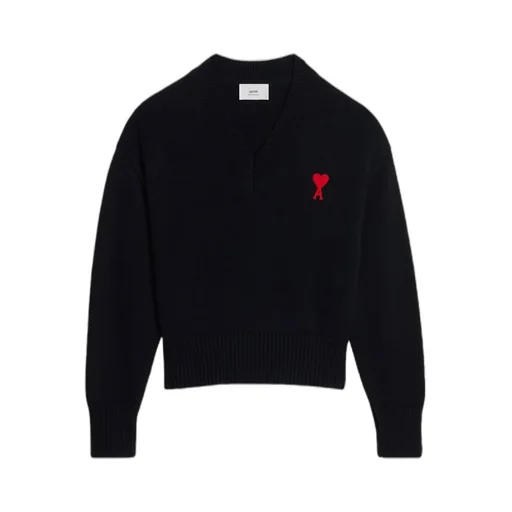 Logo V-Neck Knitted Sweater