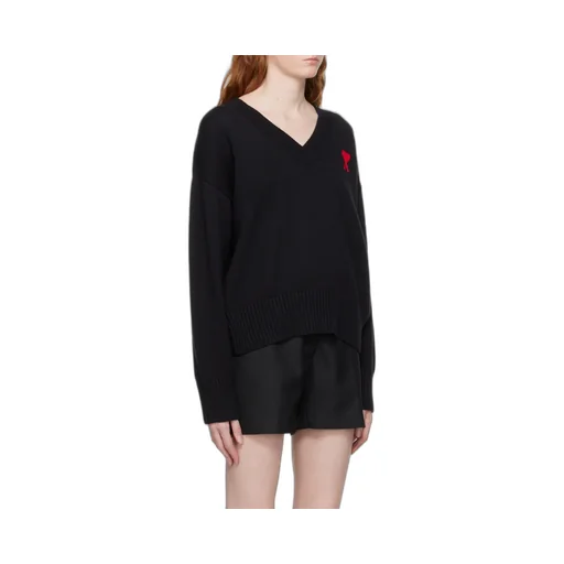 Logo V-Neck Knitted Sweater