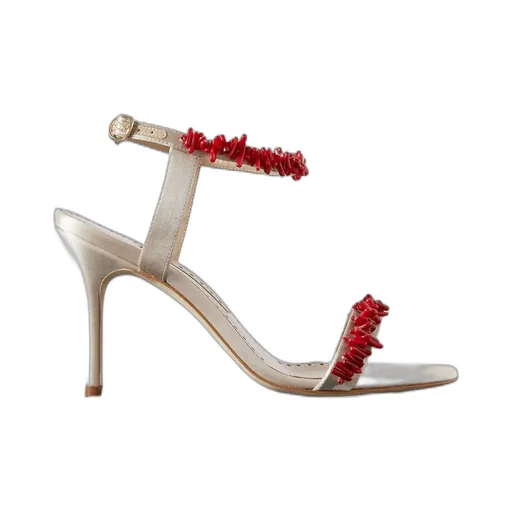 Round-Headed High-Heeled Sandals