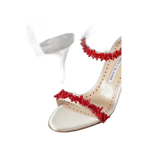 Round-Headed High-Heeled Sandals