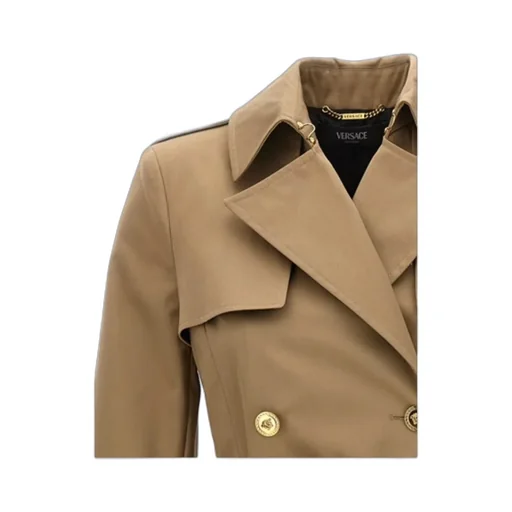 Versace Medusa Double-Breasted Trench Coat